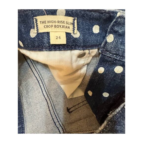 Madewell Cropped Jeans with Dot Pattern - Picture 9 of 9